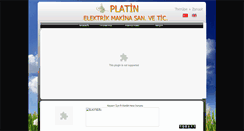 Desktop Screenshot of platinmakine.com